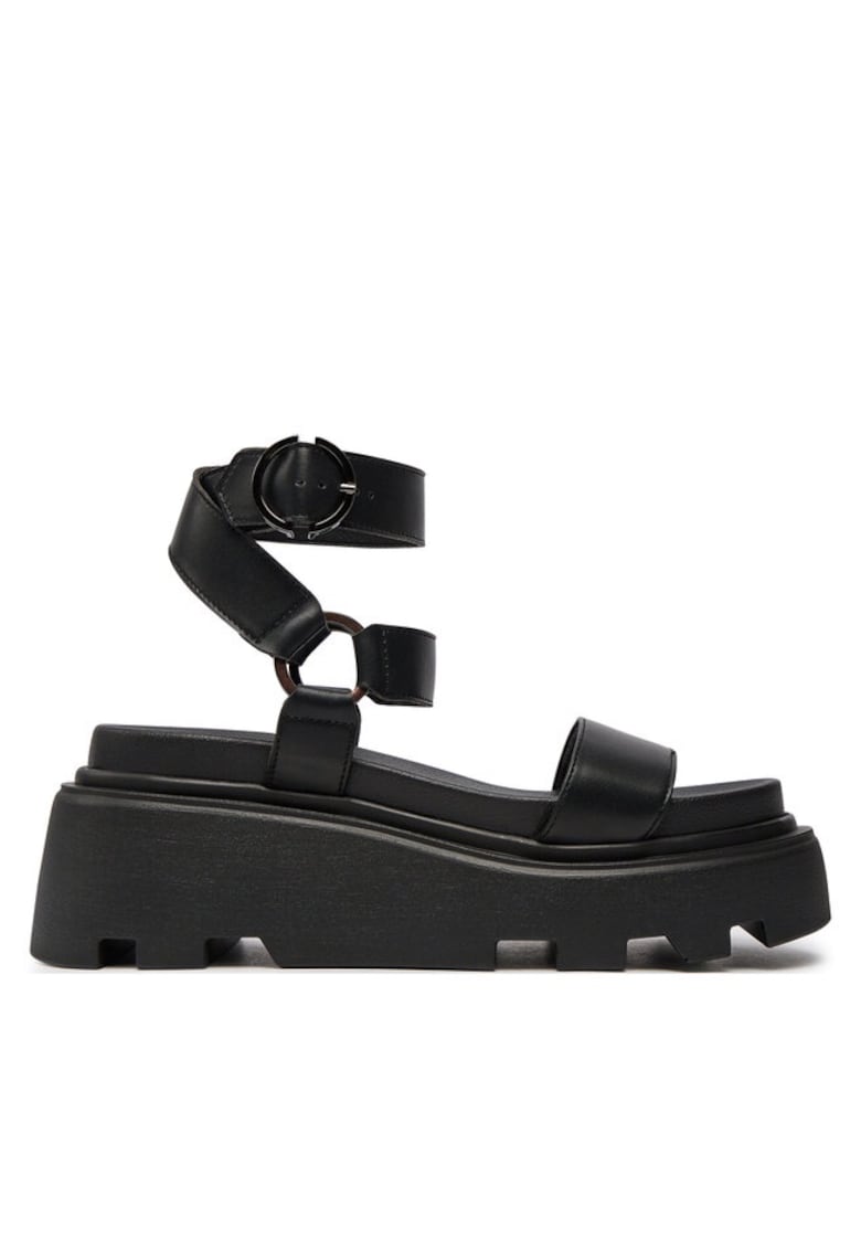 Sandale dama 303968007 - Piele ecologica - Negru