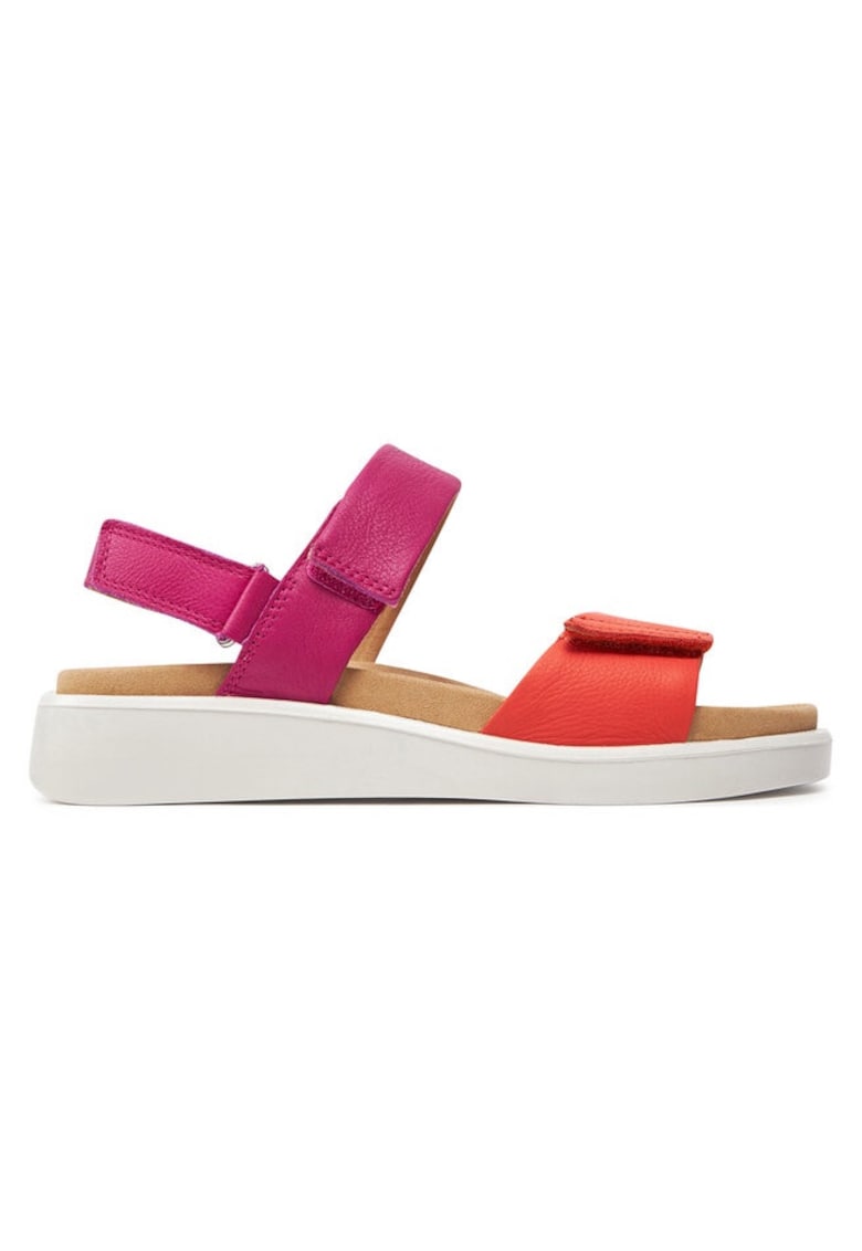 Sandale dama 303784614 - Piele naturala - Portocaliu