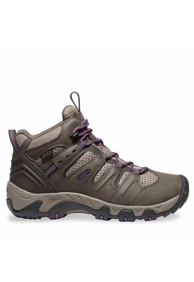 Ghete si bocanci sport dama 303134815 - Piele naturala/Textil - Violet/Maro