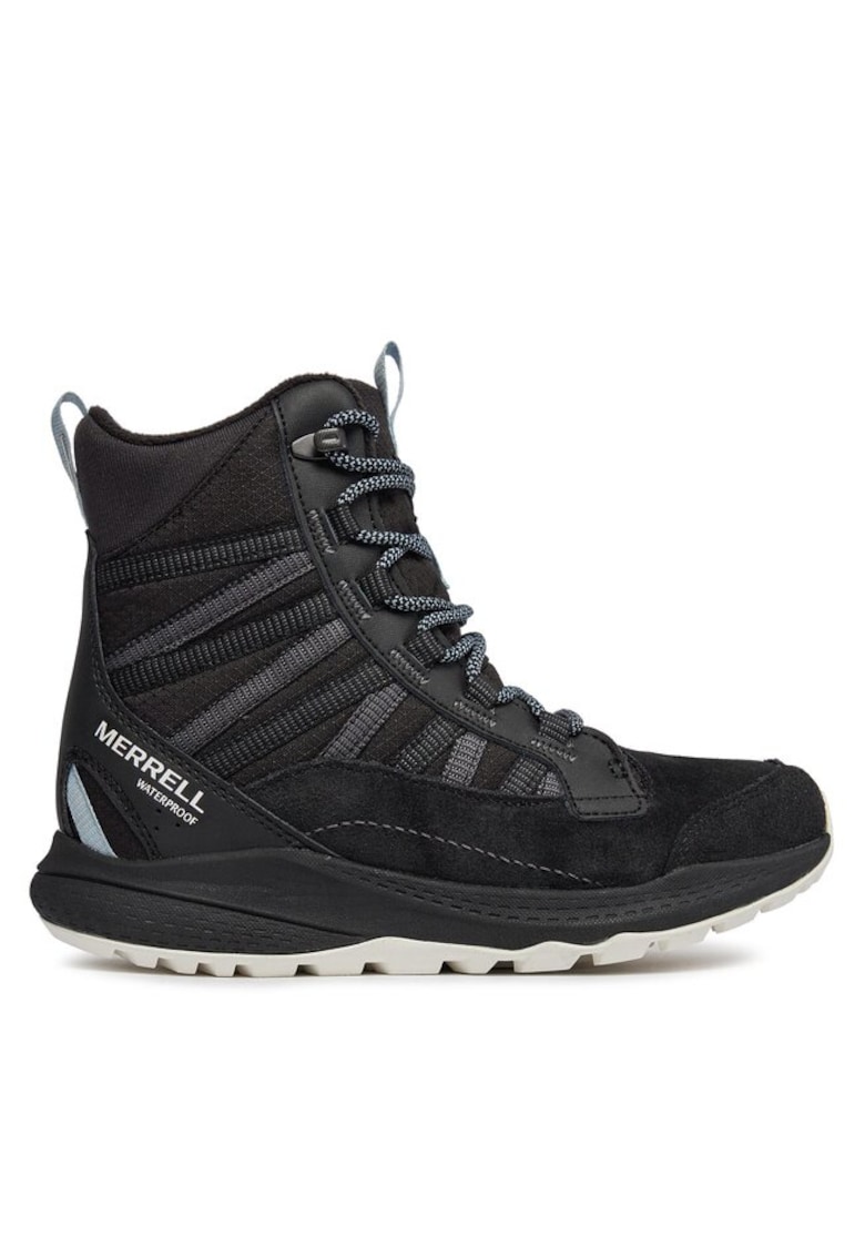 Merrell Ghete dama 301149309 - Piele intoarsa/Textil - Alb