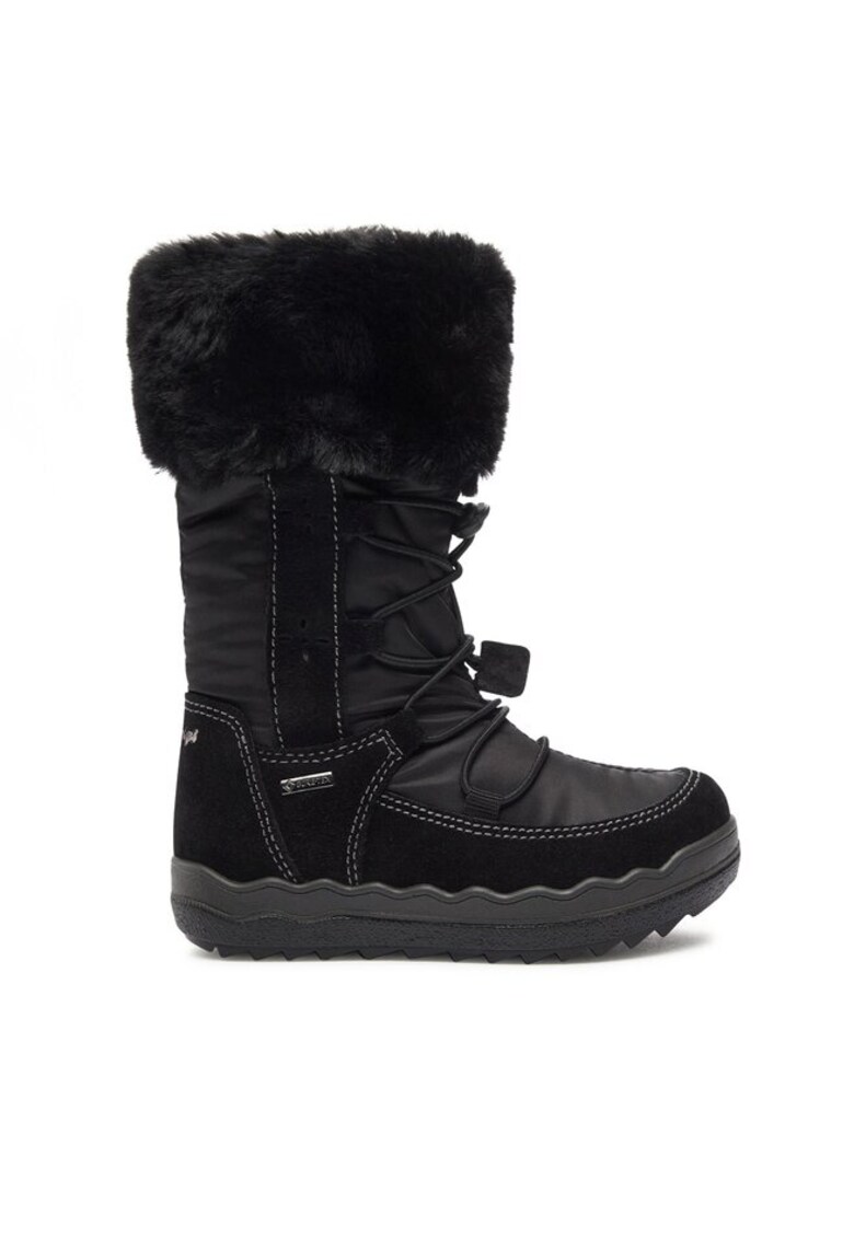 Ghete si cizme copii 303239190 - Piele intoarsa/Textil - Negru