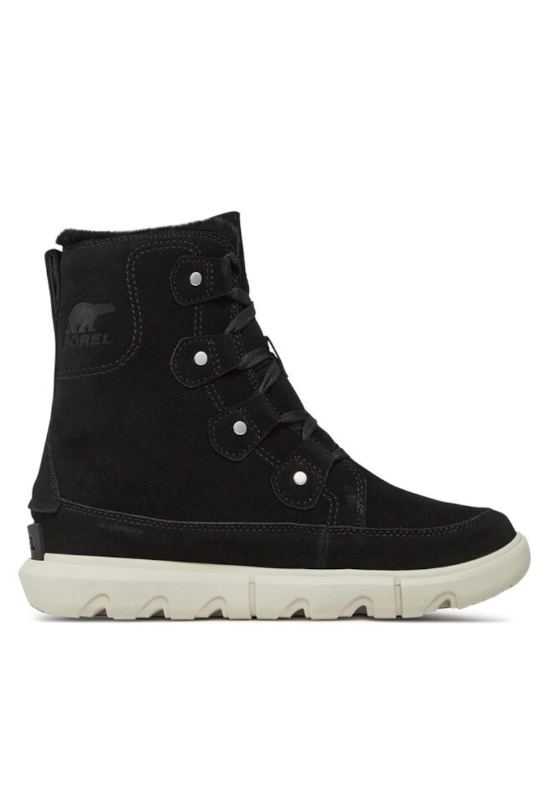 Ghete si cizme copii 302652150 - Piele intoarsa - Negru