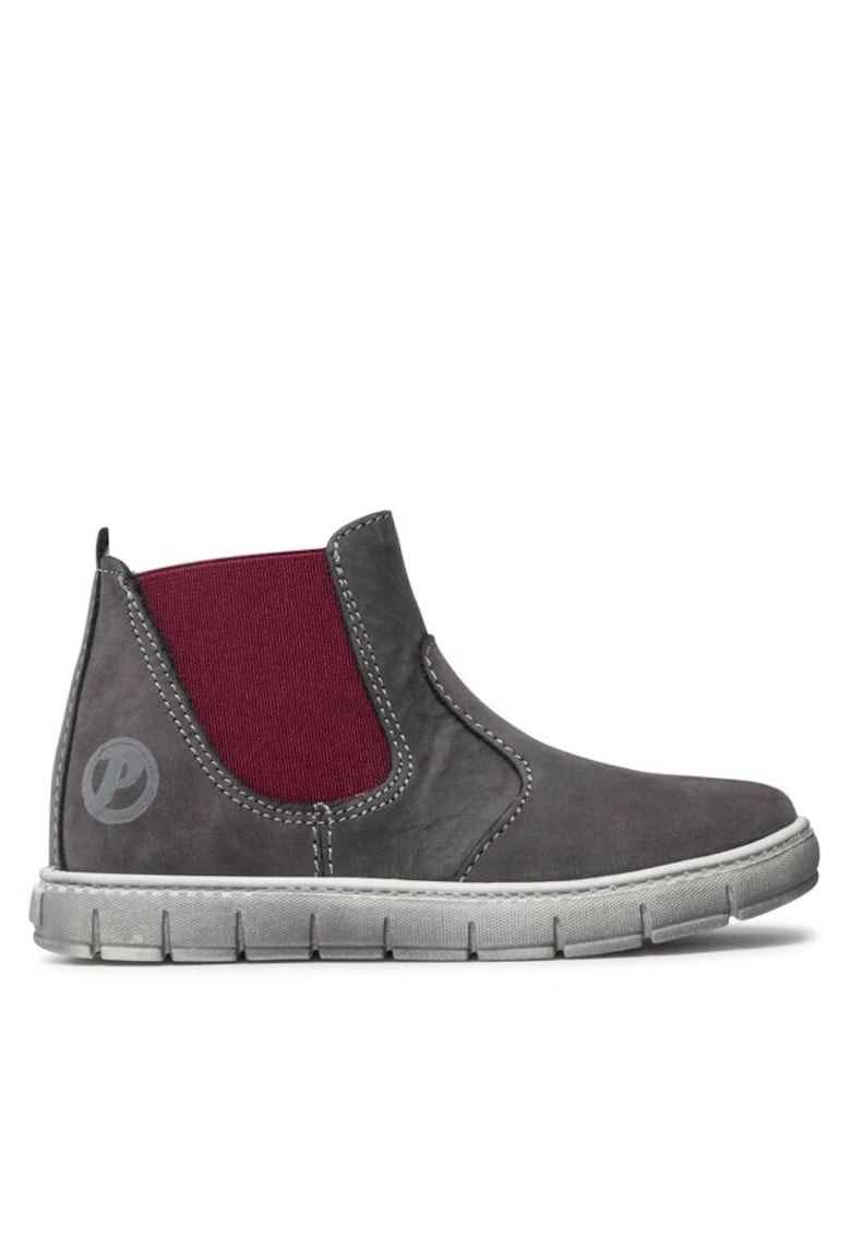 Ghete copii 303240332 - Piele naturala - Gri - Gri