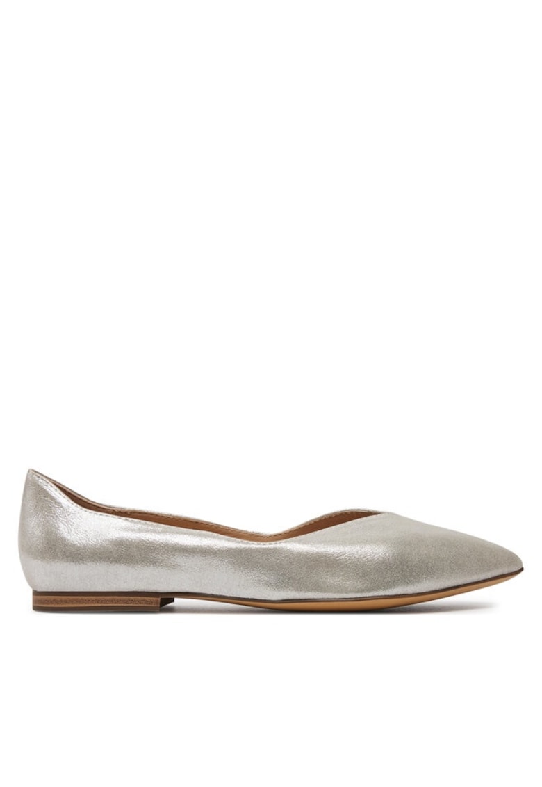 Balerini 303660628 - Piele naturala - Argintiu - Argintiu