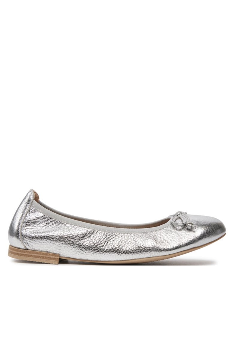 Balerini 303660383 - Piele naturala - Argintiu - Argintiu