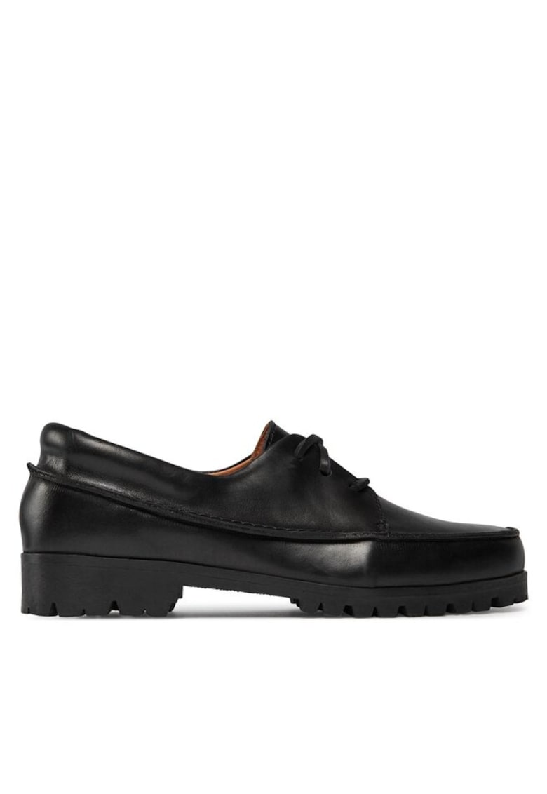 Mocasini dama 303531713 - Piele naturala - Negru - Negru