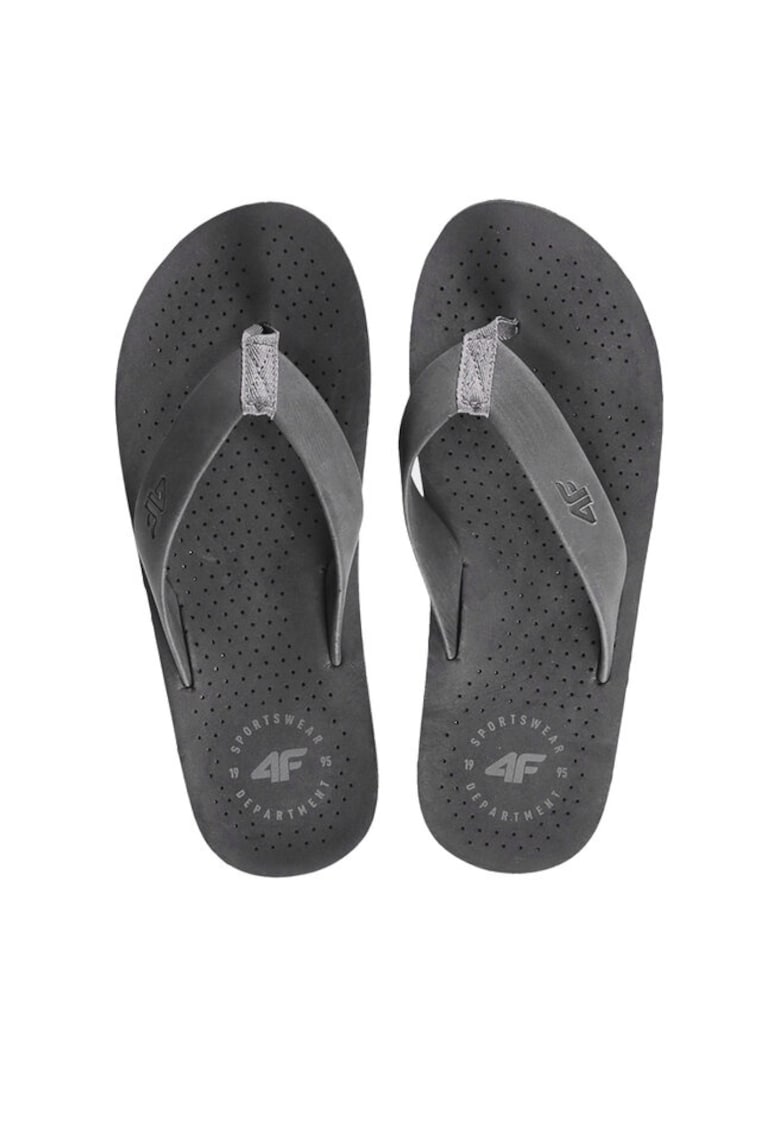 Papuci barbati 303387587 - Sintetic/Textil - Gri - Gri