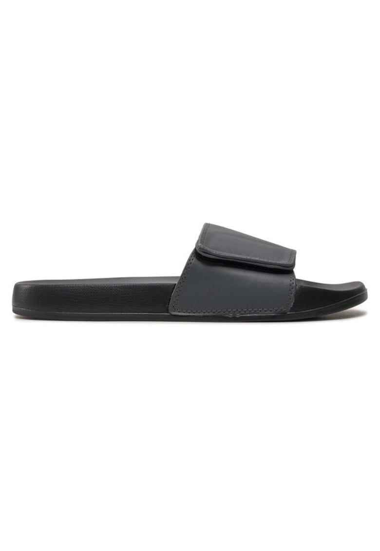 Papuci barbati 303383848 - Sintetic/Textil - Gri - Negru stins