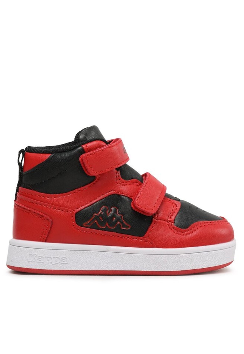 Kappa Mocasini copii 301162629 - Piele ecologica - Rosu/Negru - Rosu/Negru