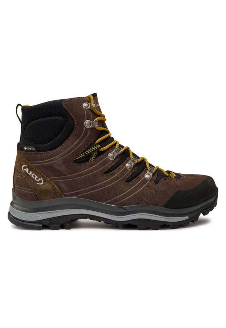 Pantofi sport barbati 201146200 - Piele intoarsa/Sintetic/Textil - Maro - Maro