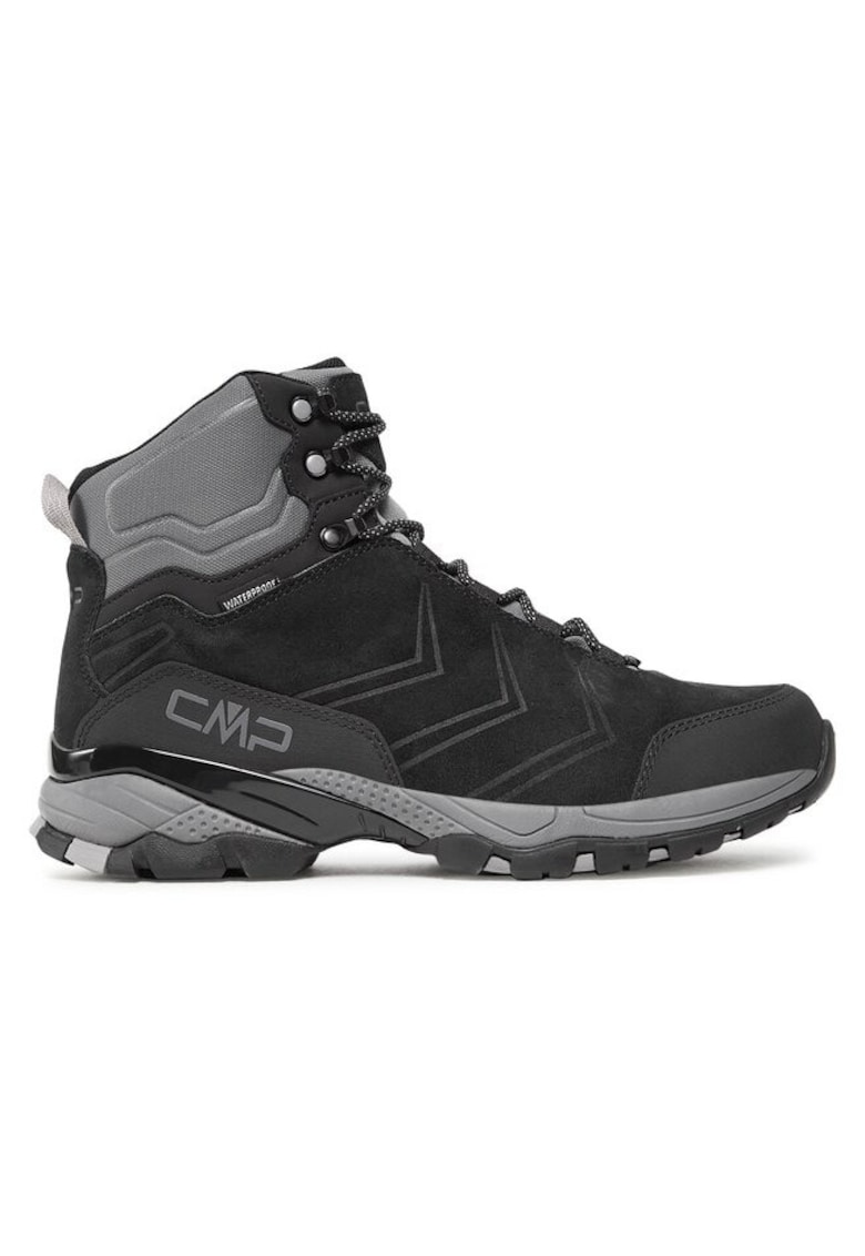Cmp Pantofi sport barbati 303047528 - Piele intoarsa/Textil - Negru - Negru