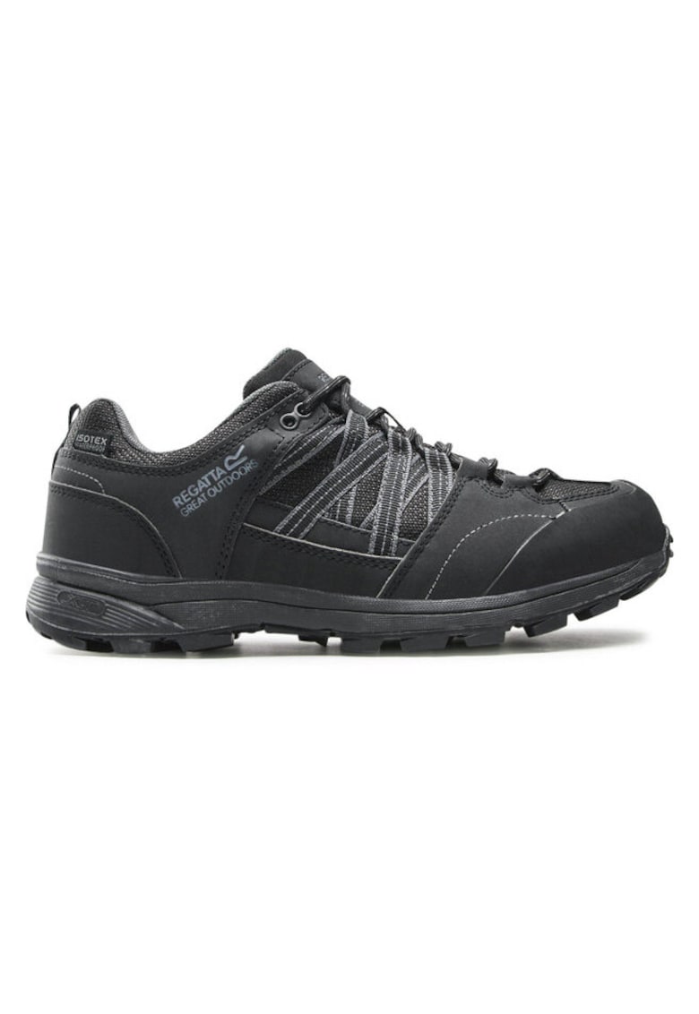 Pantofi sport barbati 300623008 - Piele ecologica/Textil - Negru - Negru