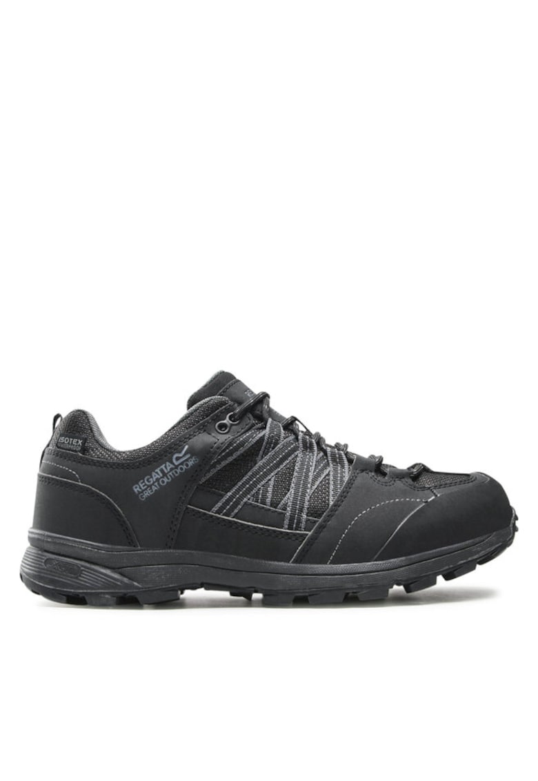 Pantofi sport barbati 300623008 - Piele ecologica/Textil - Negru - Negru