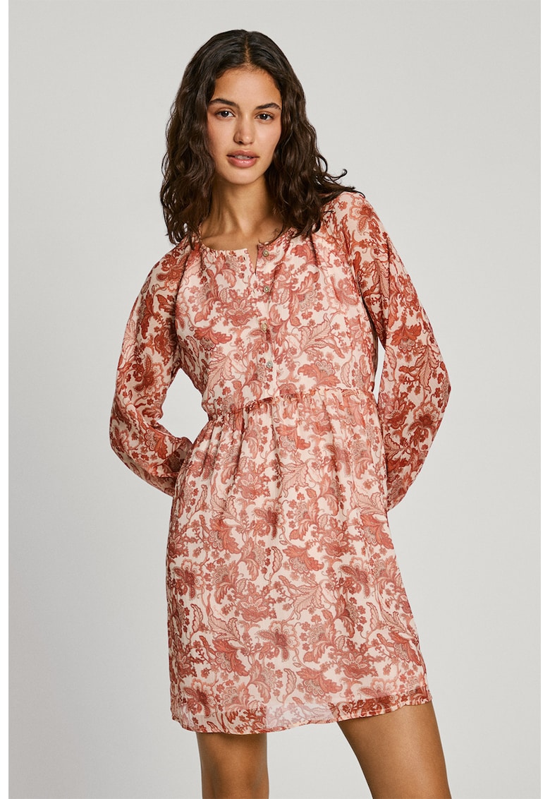 Rochie mini cu imprimeu paisley