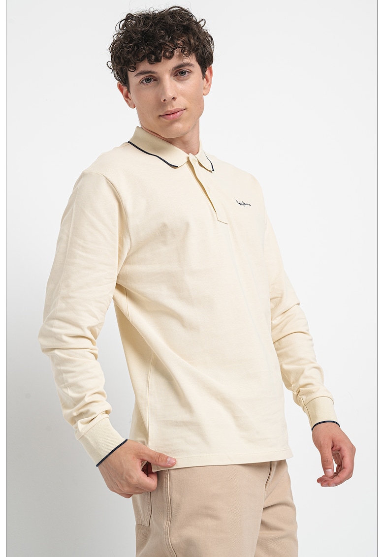 Bluza polo de bumbac