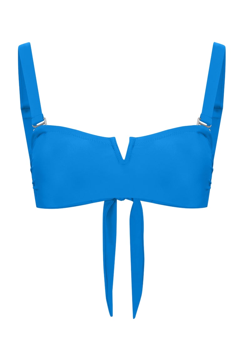 Sutien de baie cu model uni si bretele late