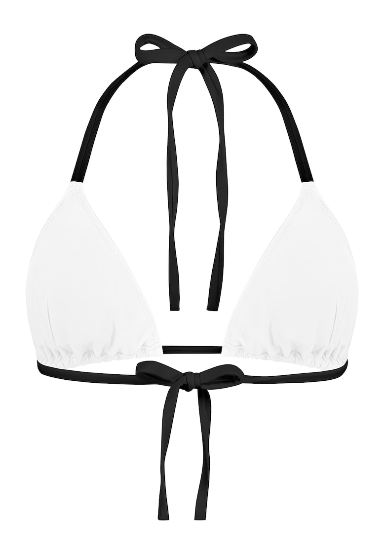 Sutien de baie cu burete si cupe triunghiulare