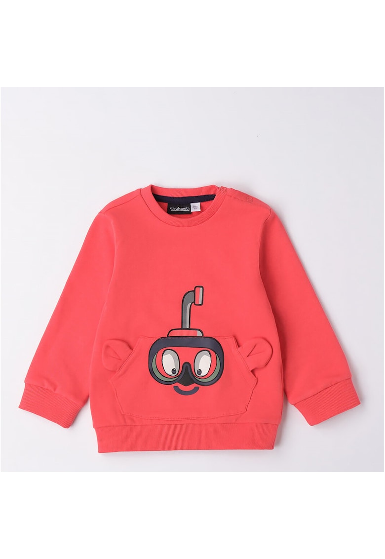 Bluza cu imprimeu pentru baiat - 0.6124 - Rosu