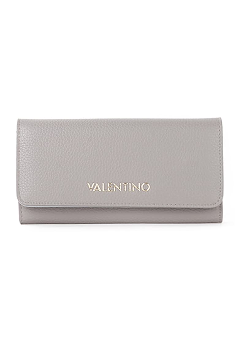 Valentino Bags Portofel din piele ecologica cu clapa Alexia - Gri