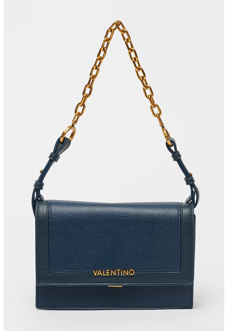 Geanta de piele ecologica cu bareta de umar din lant