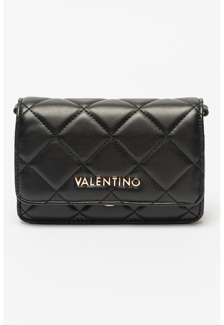 Geanta crossbody de piele ecologica Ocarina - Negru