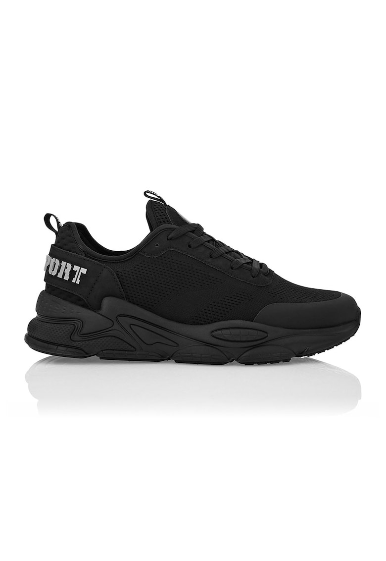 Pantofi sport de plasa cu logo