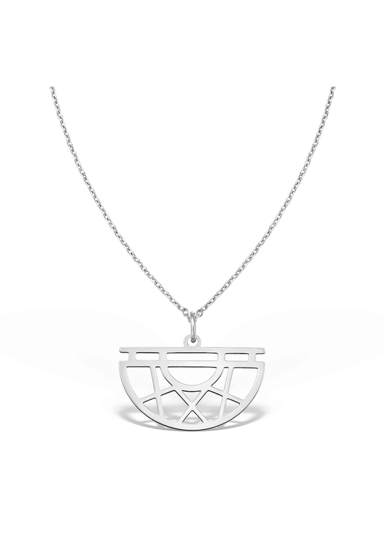 Colier HALF MOON - aur 14K - Alb