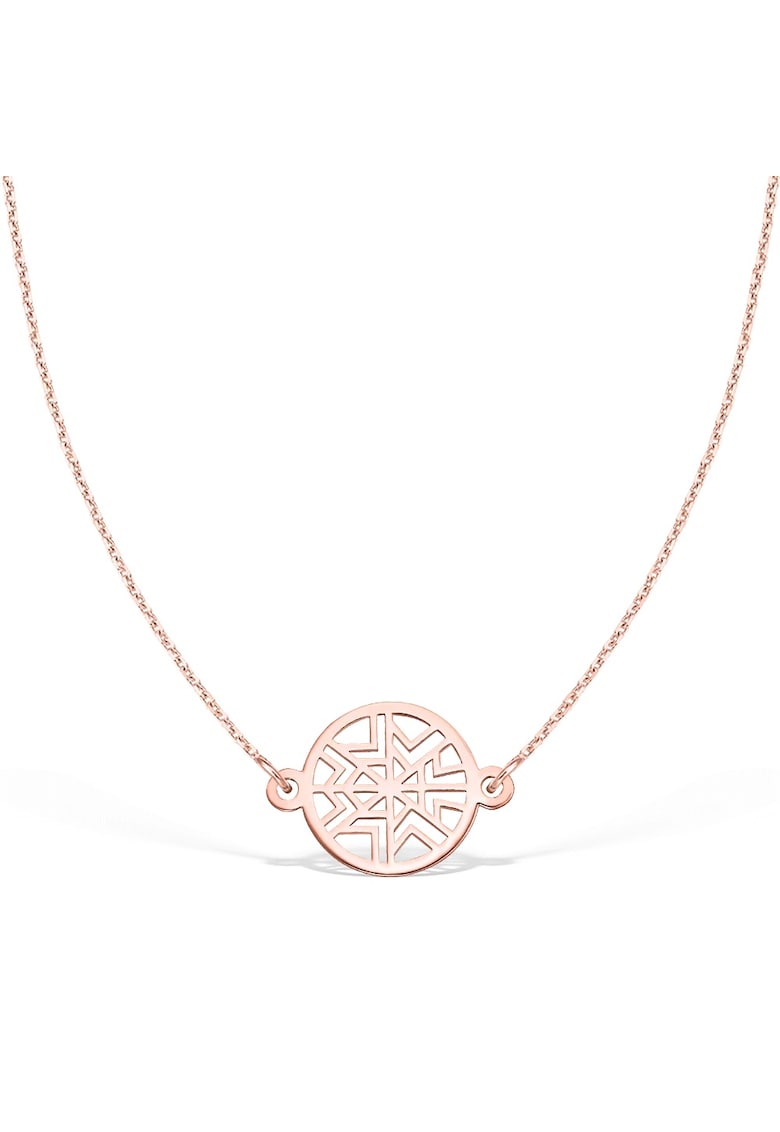 Colier la baza gatului GOD OF WIND - aur 14K - Roz