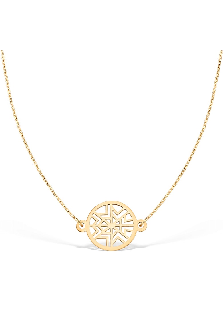 Colier la baza gatului GOD OF WIND - aur 14K - Galben