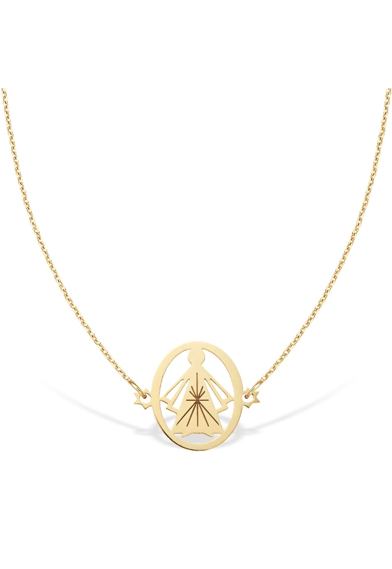Colier la baza gatului PROTECTIVE ANGEL - aur 14K - Galben
