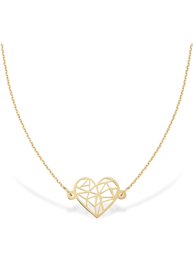 Colier la baza gatului A WOMAN's HEART - aur 14K - Galben