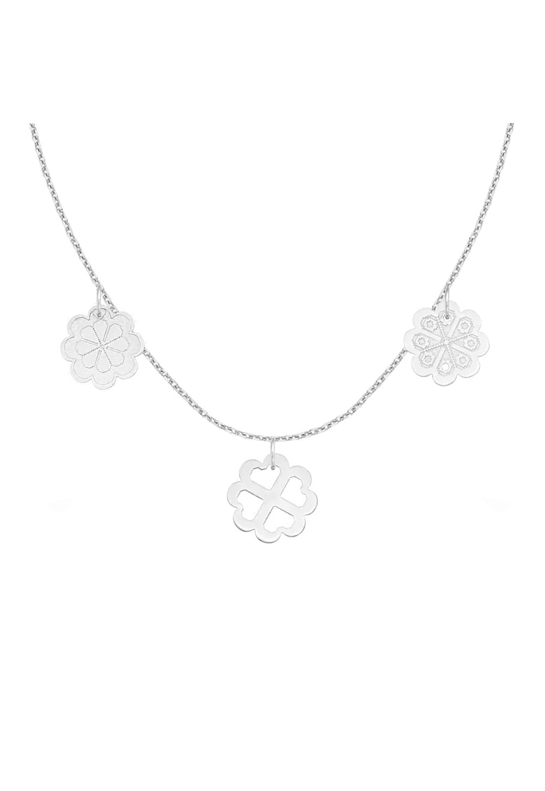 Colier VIS DE SANZIENE - aur 14K - Alb