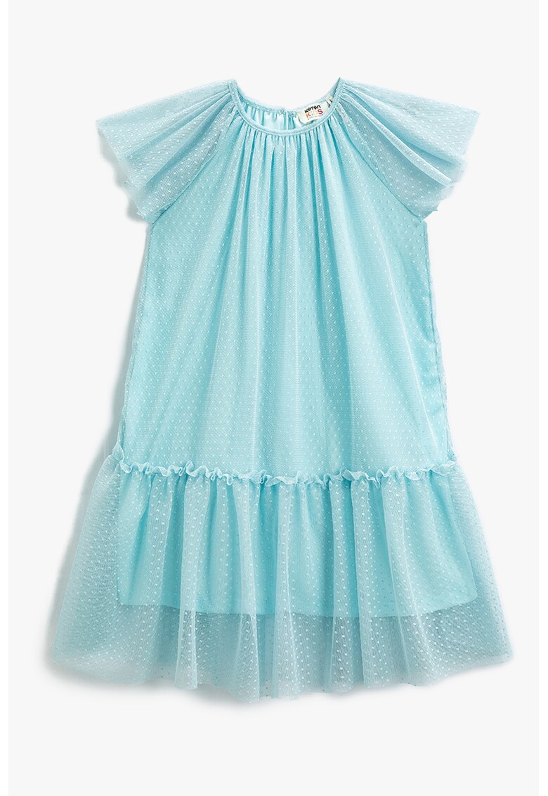 Rochie evazata cu model cu buline