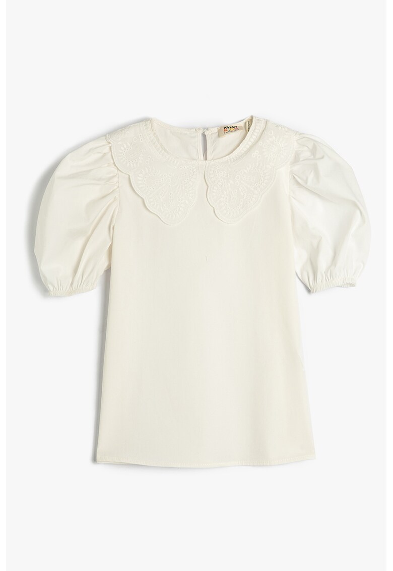Bluza cu guler brodat