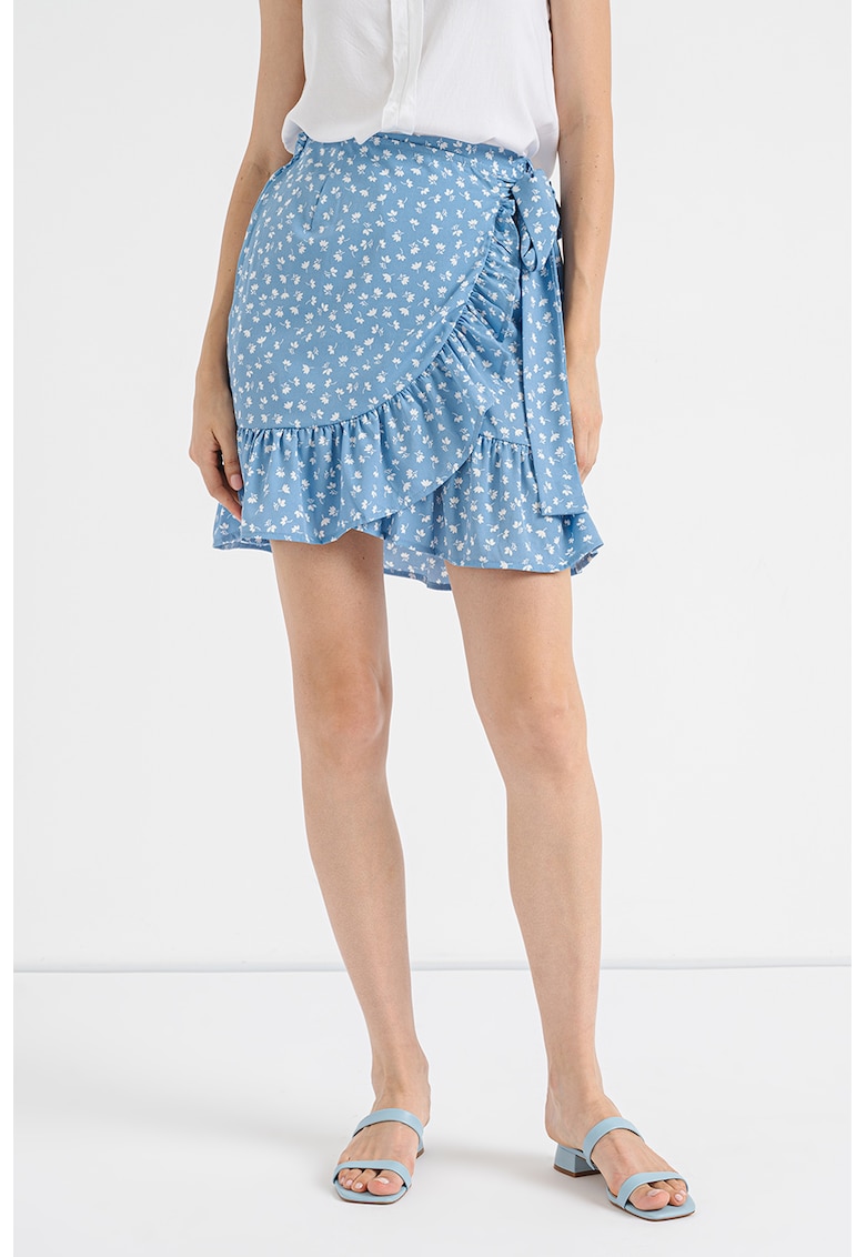 Fusta petrecuta cu garnituri cu volane Olivia Fusta petrecuta cu garnituri cu volane Olivia