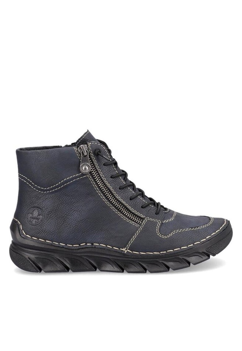 Botine dama - 30324790437 - Piele ecologica - Albastru