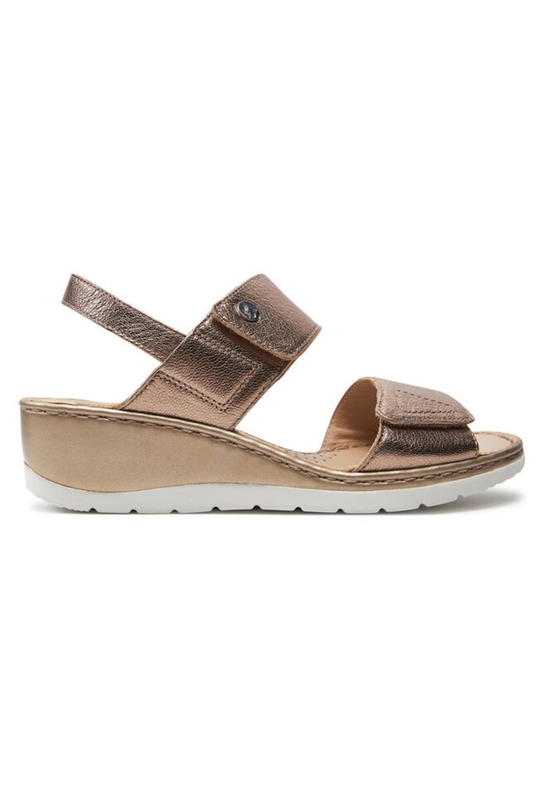 Sandale dama - 30420715036 - Piele naturala - Auriu