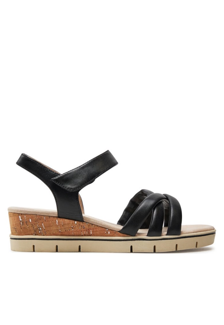 Sandale dama - 30366623137 - Piele naturala - Negru