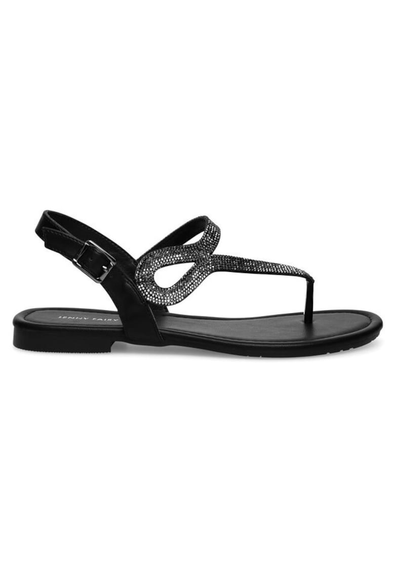 Sandale Sintetic Negru - Negru