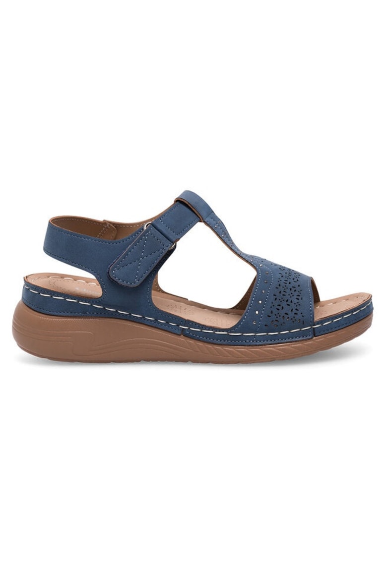 Sandale dama - Sintetic - Bleumarin - Bleumarin