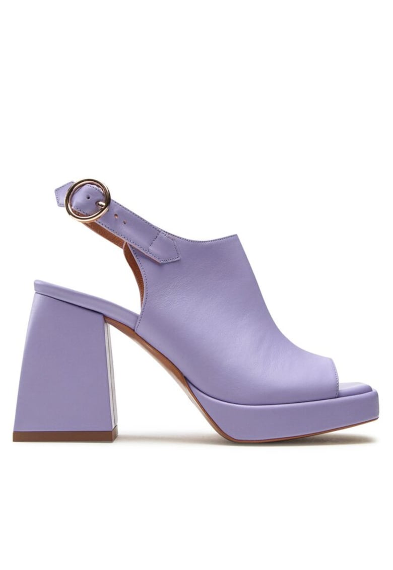 Sandale dama - 30233725537 - Piele naturala - Violet