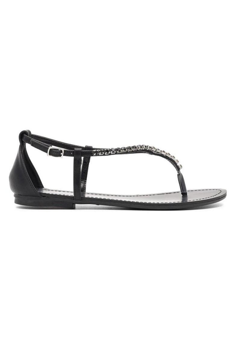 DeeZee Sandale dama - Negru - Sintetic - Negru