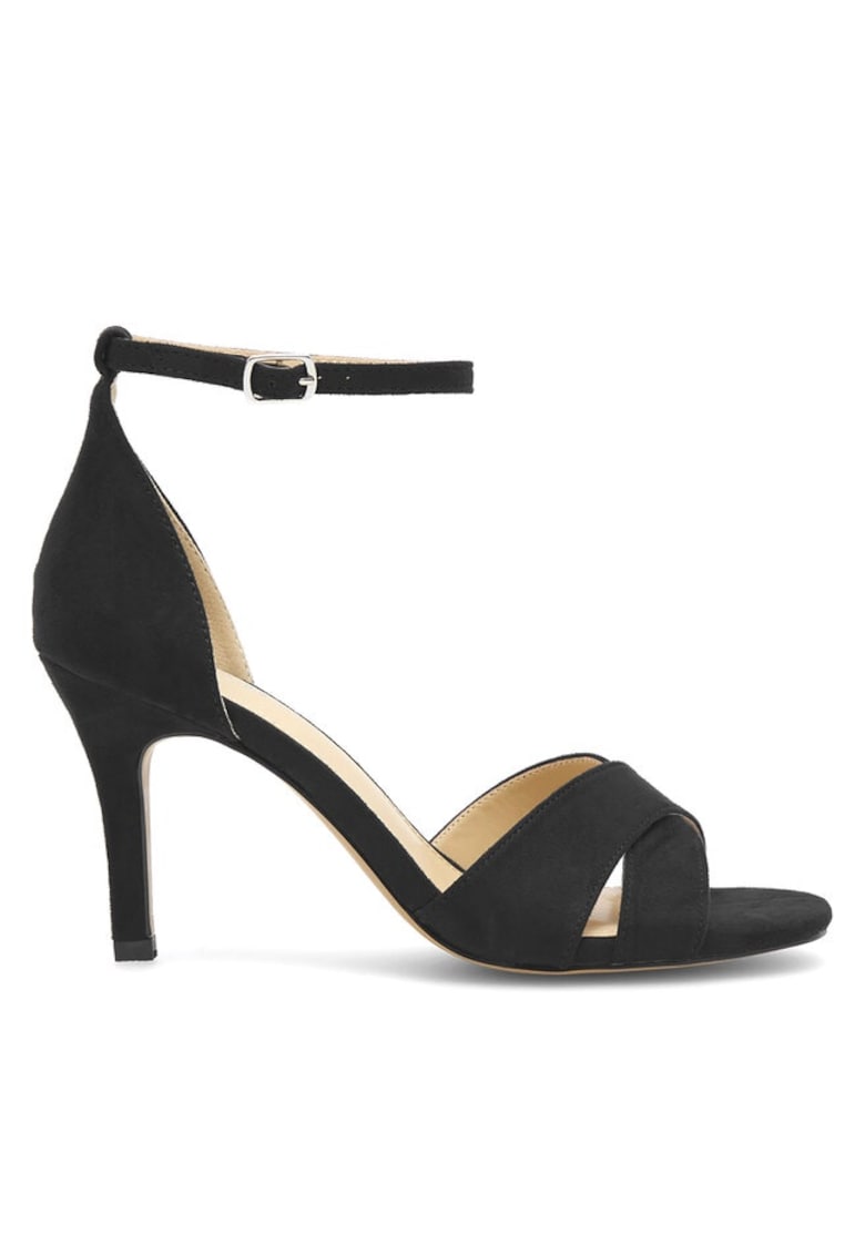 Sandale dama - Textil - Negru