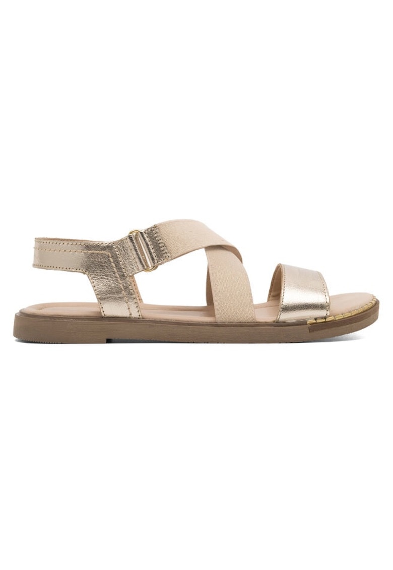 Sandale dama - 369035 - Piele naturala - Auriu
