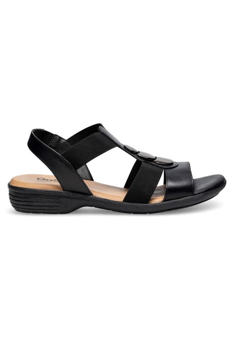 Sandale dama din piele naturala - Negru