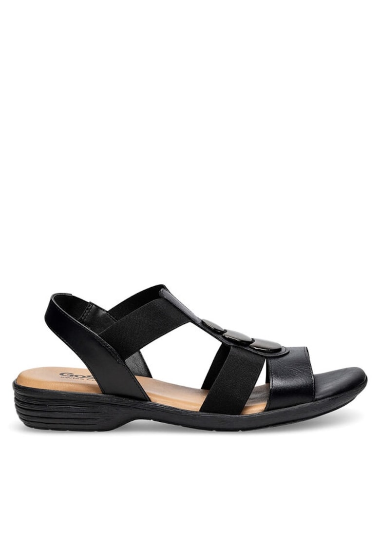 Sandale dama din piele naturala - Negru