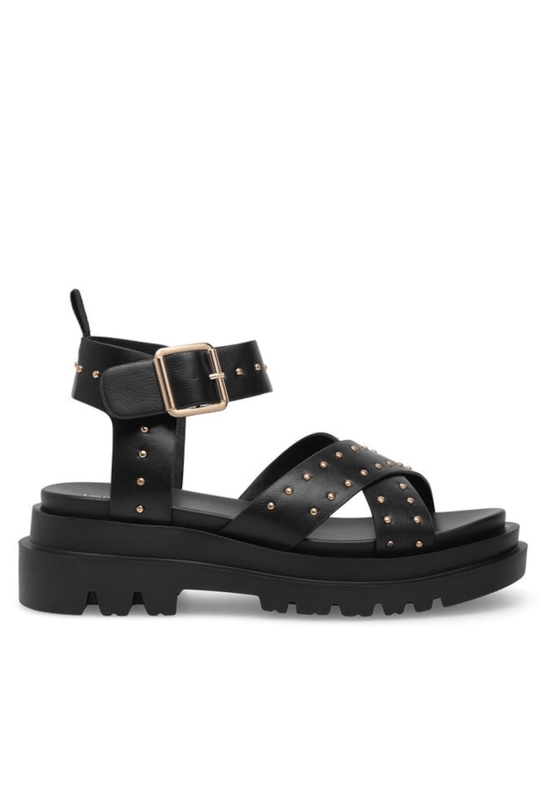 Sandale dama - 590558839545438 - Sintetic - Negru