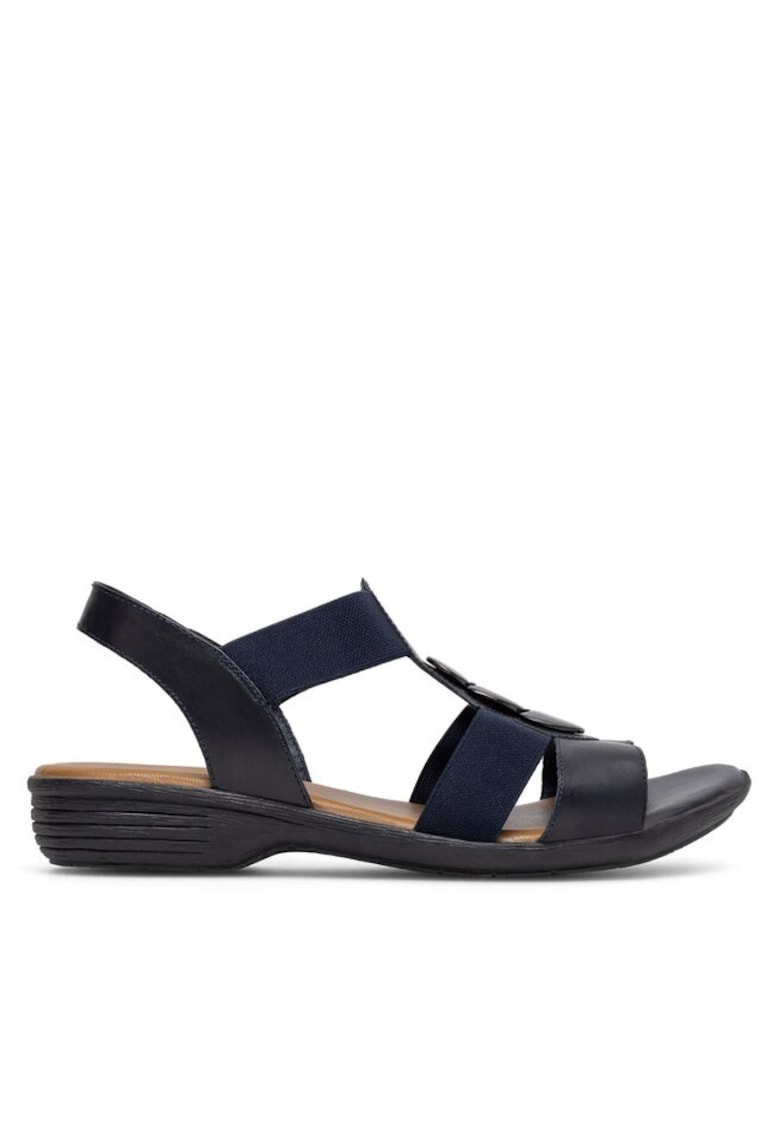 Sandale dama - Piele naturala - Bleumarin