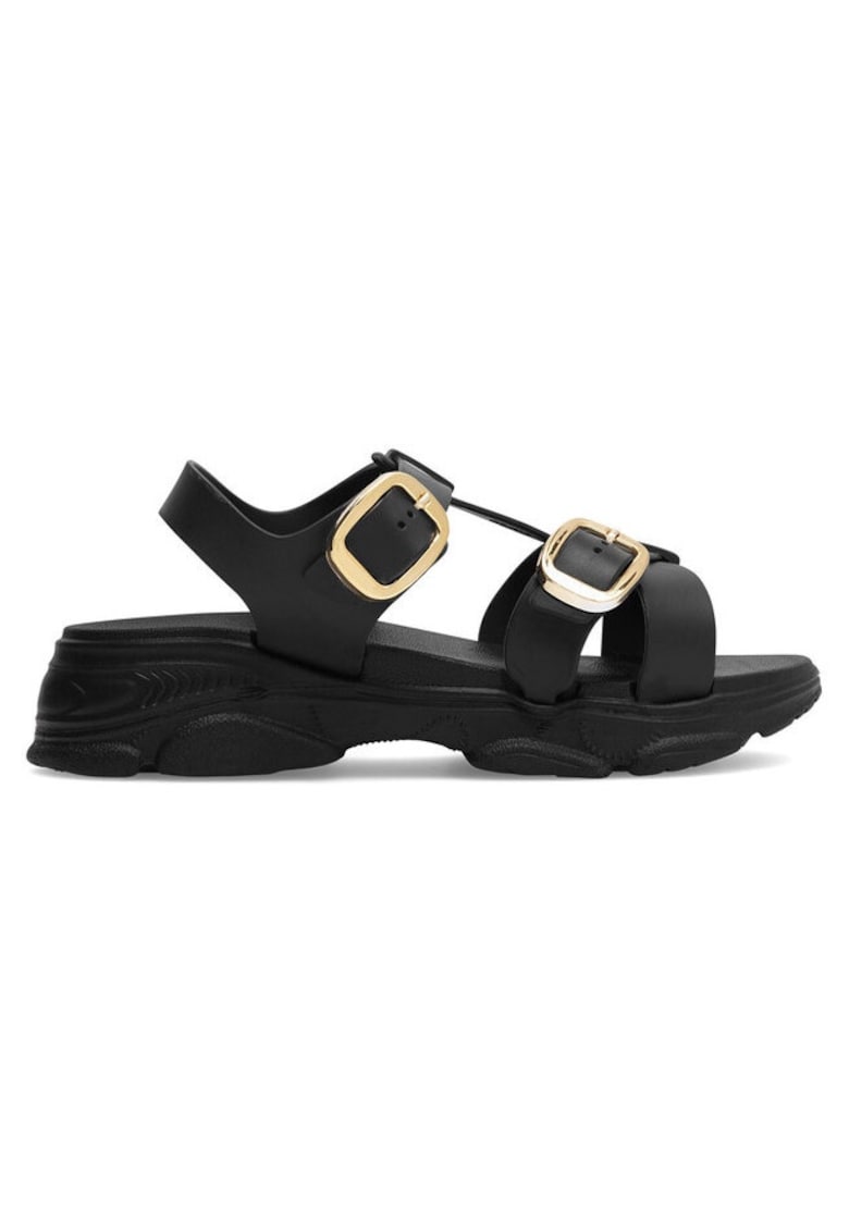 Sandale dama - 590558853706939 - Sintetic - Negru