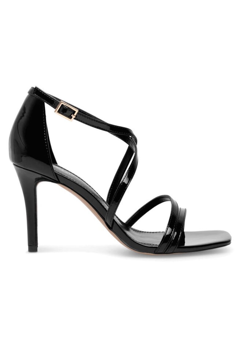 Sandale dama negru sintetic - Negru